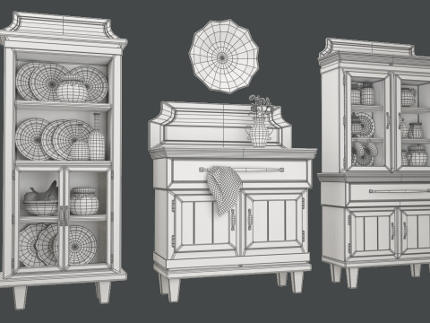 Cartoon Furniture Model 3D