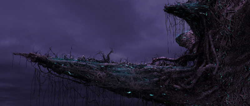 Fantasy Cliff 3D Модель .c4d .max .obj .3ds .fbx .stl .blend