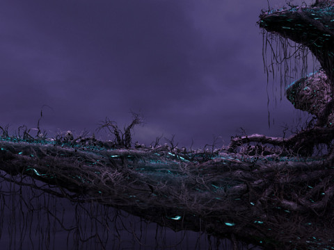 Fantasy Cliff Modèle 3D