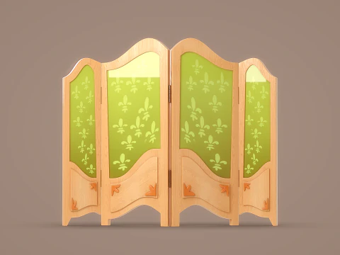 Cole&ccedil;&atilde;o de m&oacute;veis de desenho animado Modelo 3D