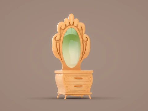 Cole&ccedil;&atilde;o de m&oacute;veis de desenho animado Modelo 3D