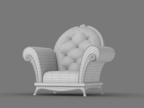 Cole&ccedil;&atilde;o de m&oacute;veis de desenho animado Modelo 3D