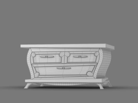 Cole&ccedil;&atilde;o de m&oacute;veis de desenho animado Modelo 3D