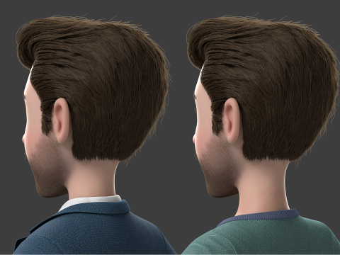 Cartoon Man Rigged Modello 3D
