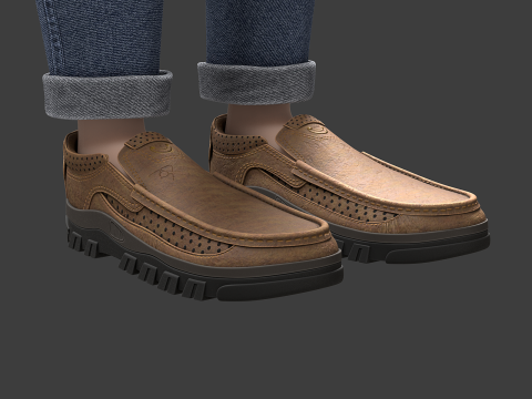Cartoon Man Rigged Modello 3D