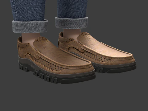 Cartoon Man Rigged 3D Model