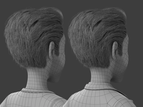 Cartoon Man Rigged 3D Model