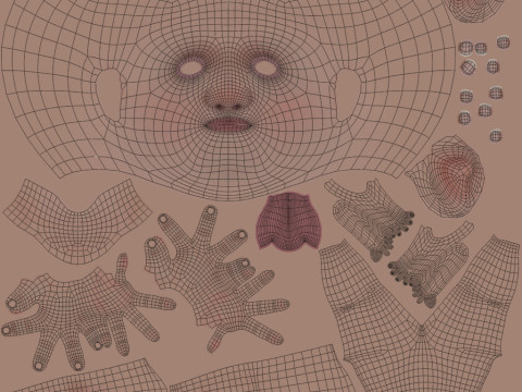 Cartoon Man Rigged Modello 3D