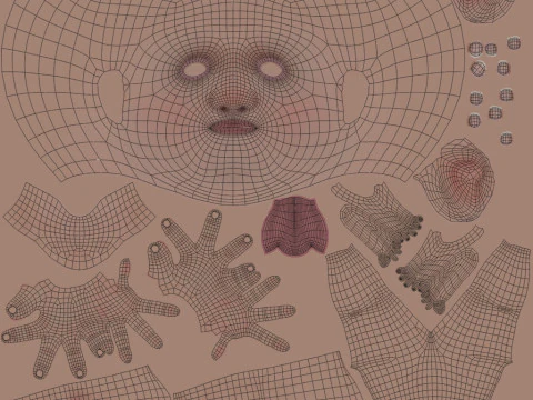 Cartoon Man Rigged 3D Model