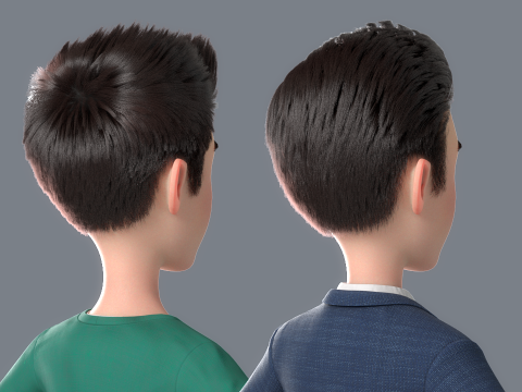 Cartoon Man Rigged 3D 모델