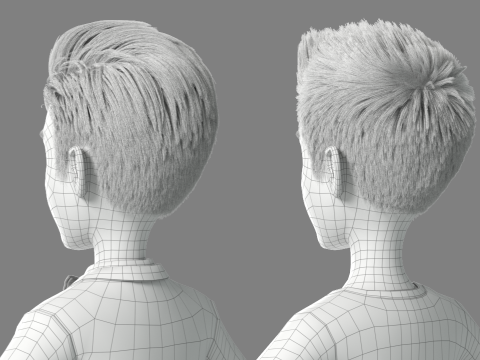 Cartoon Man Rigged 3D 모델