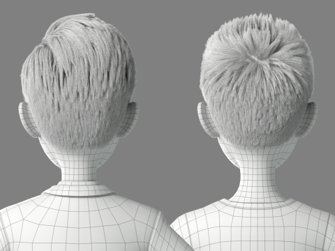 Cartoon Man Rigged 3D 모델