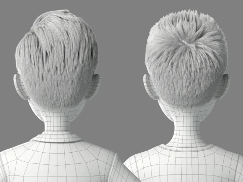 Cartoon Man Rigged 3D Model