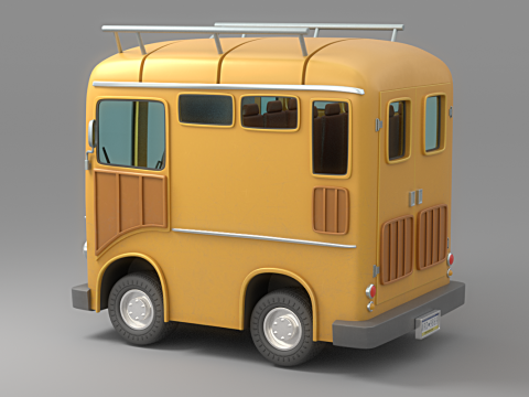 Cartoon Car Collection V1 Modelo 3D