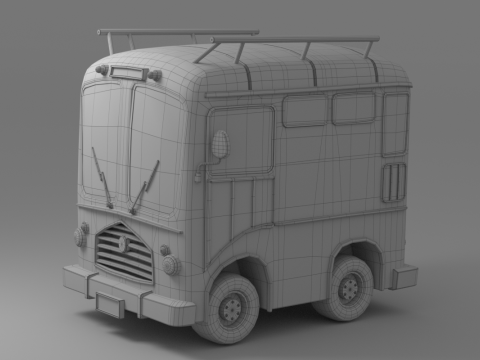 Cartoon Car Collection V1 Modelo 3D