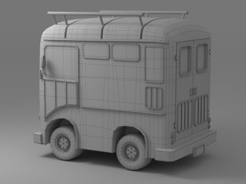 Cartoon Car Collection V1 Modelo 3D