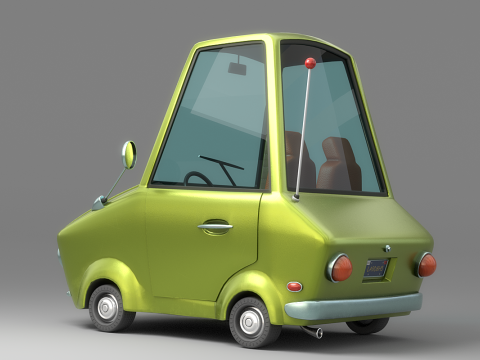 Cartoon Car Collection V1 Modelo 3D