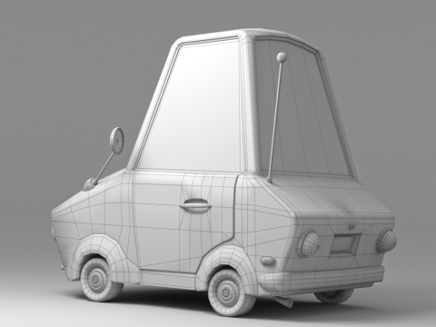 Cartoon Car Collection V1 Modelo 3D