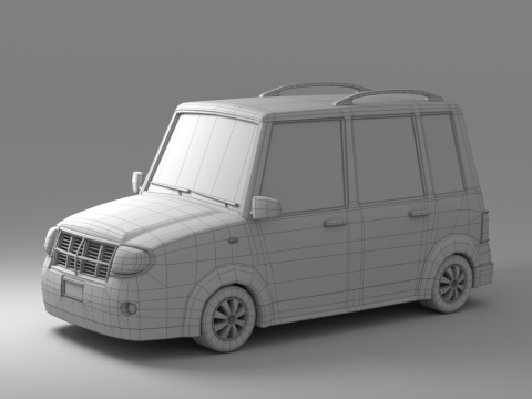 Cartoon Car Collection V1 Modelo 3D