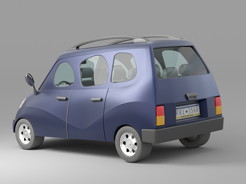 Cartoon Car Collection V1 Modelo 3D