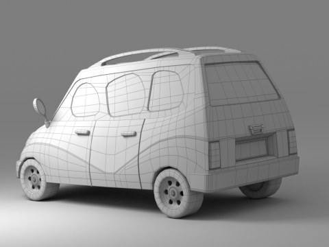 Cartoon Car Collection V1 Modelo 3D