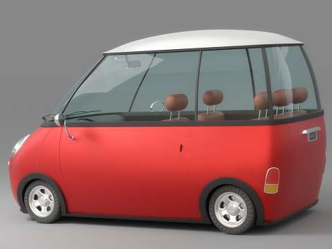 Cartoon Car Collection V1 Modelo 3D