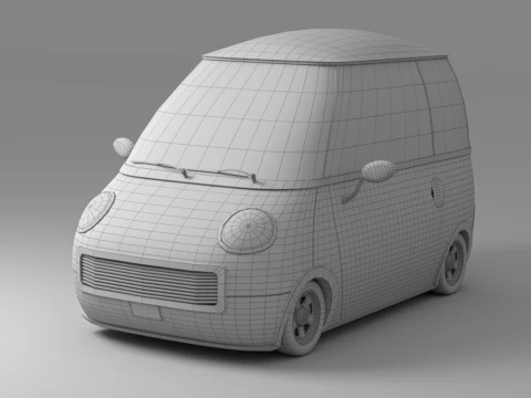 Cartoon Car Collection V1 3D Model