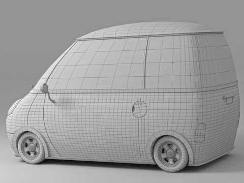 Cartoon Car Collection V1 Modelo 3D