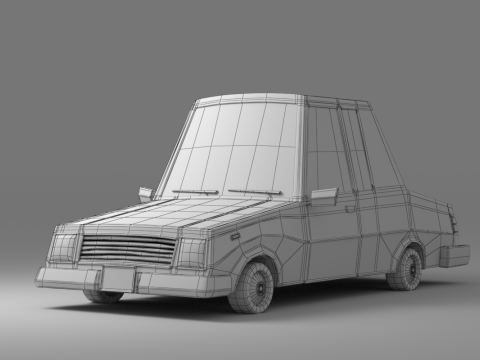 Cartoon Car Collection V2 3D Model
