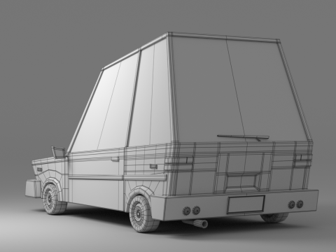 Cartoon Car Collection V2 3D Model