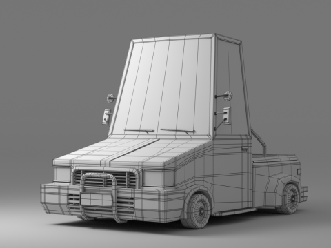 Cartoon Car Collection V2 3D Model