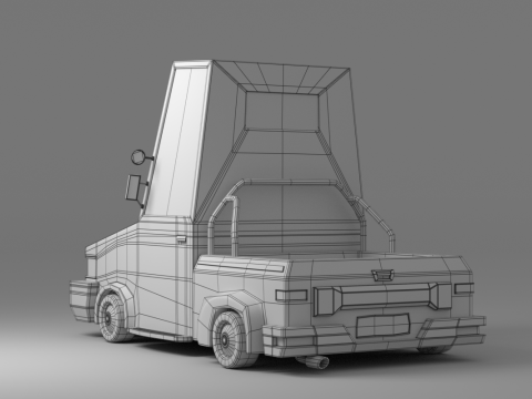 Cartoon Car Collection V2 3D Model