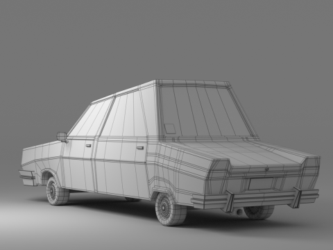 Cartoon Car Collection V2 3D Model