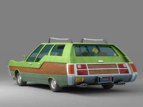 Collezione di auto dei cartoni animati V3 Modello 3D