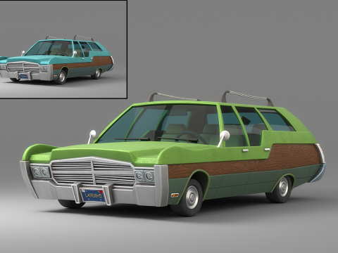 Cartoon Car Collection V3 Modello 3D