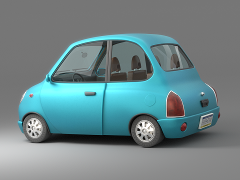 Cartoon Car Collection V3 Modello 3D