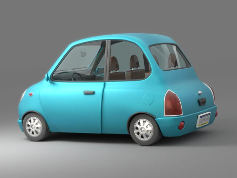Collezione di auto dei cartoni animati V3 Modello 3D