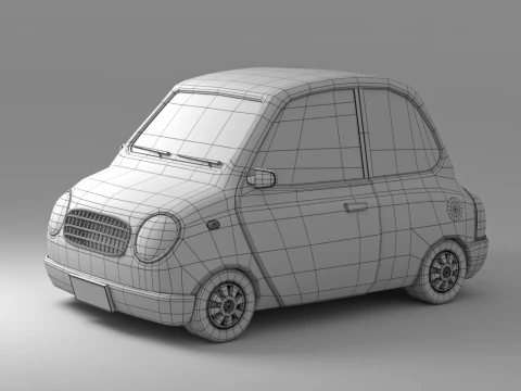 Collezione di auto dei cartoni animati V3 Modello 3D