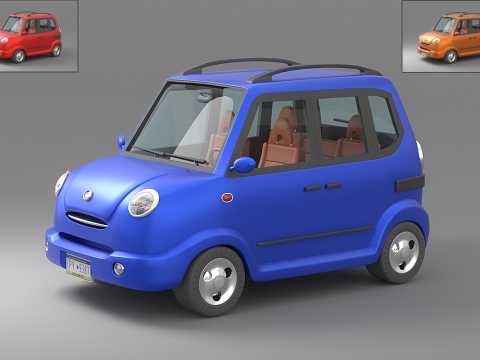 Cartoon Car Collection V3 Modello 3D
