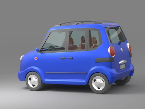 Collezione di auto dei cartoni animati V3 Modello 3D