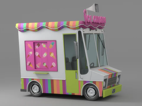 Collezione di auto dei cartoni animati V3 Modello 3D