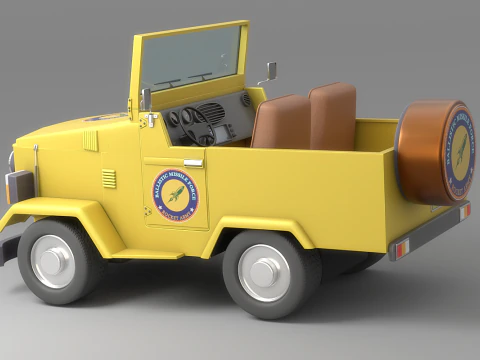 Collezione di auto dei cartoni animati V3 Modello 3D