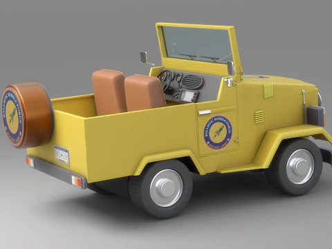 Collezione di auto dei cartoni animati V3 Modello 3D
