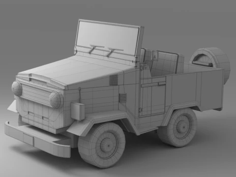 Collezione di auto dei cartoni animati V3 Modello 3D