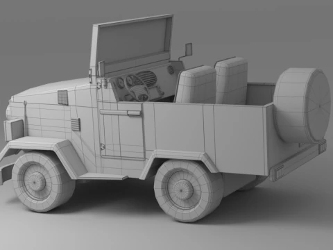 Collezione di auto dei cartoni animati V3 Modello 3D