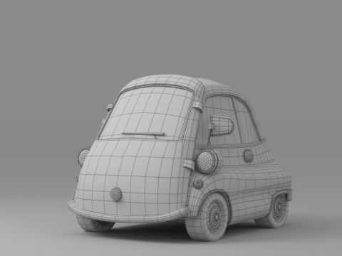Cartoon Car Collection V4 Modelo 3D
