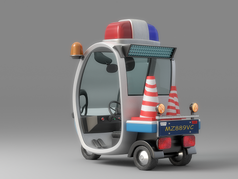 Cartoon Car Collection V4 Modelo 3D