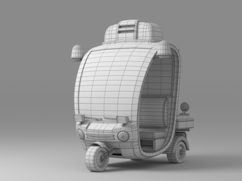 Cartoon Car Collection V4 Modelo 3D
