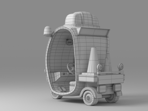 Cartoon Car Collection V4 Modelo 3D