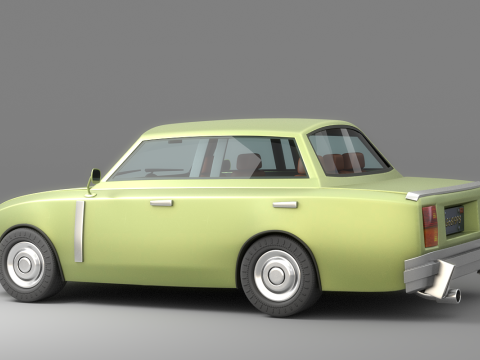 Cartoon Car Collection V4 Modelo 3D